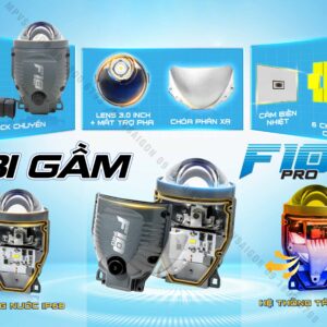 BI GẦM X-LIGHT F10 PRO 3 NHIỆT MÀU