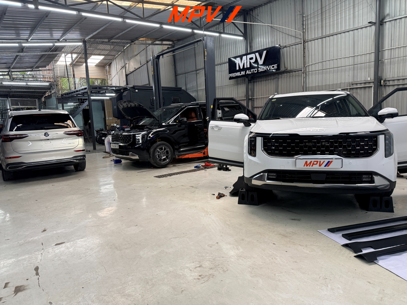 sửa chữa bệ bước viloran thay thế motor