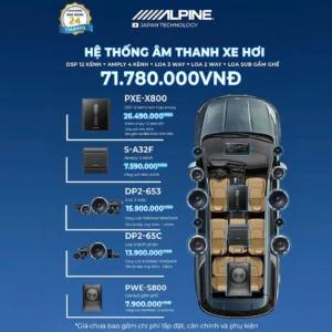 ALPINE DP-SERIES – ÂM THANH MỀM MẠI, CHI TIẾT CHO NGƯỜI YÊU NHẠC TRỮ TÌNH VÀ BOLERO