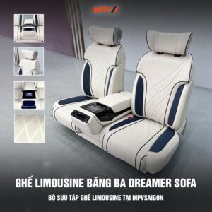 Ghế Limousine băng ba ngả giường phẳng Dreamer Sofa