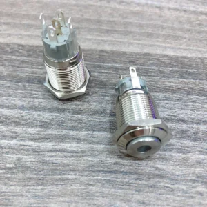 Công tắc 16mm LED điểm nhấn khóa