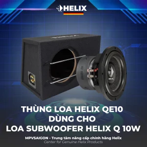 THÙNG LOA HELIX QE10 DÙNG CHO LOA SUBWOOFER HELIX Q 10W
