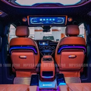 BÀN XẾP LƯNG GHẾ LED CHẠY HIỆN ĐẠI DÀNH CHO CÁC DÒNG XE CAO CẤP TẠI MPVSAIGON