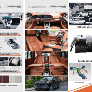 Biến Mercedes GLS thành Maybach: Nội thất limousine, tiện nghi cao cấp và công thái học