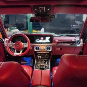 Bọc da - đổi màu nội thất Mercedes Benz G-class G500 G63