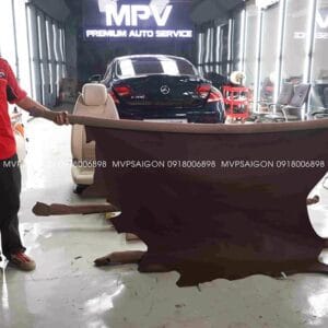 Bọc da Mercedes Benz C300 - Da Ý nhập khẩu Mastrotto Le mans