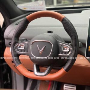 Bọc da vô Lăng và vô lăng carbon xe VinFast VF3