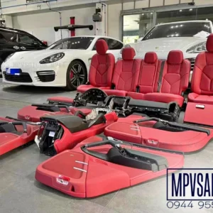 Bọc da đổi màu nội thất Porsche