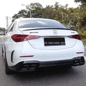Cánh gió đuôi Benz C43 AMG nâng cấp cho C class C200 C260 C300 2022~2023