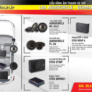 CẤU HÌNH ÂM THANH TIÊU CHUẨN 2-WAY AUDIOCIRCLE ML - C6.2 (2)