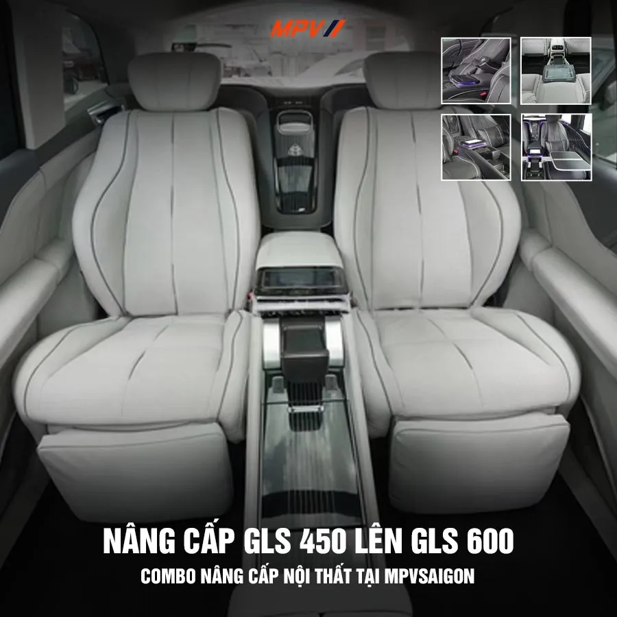 COMBO nâng cấp nội thất GLS 450 lên GLS 600