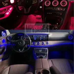 Cửa gió tuabin tích hợp led cho Mercedes Benz điều khiển qua điện thoại