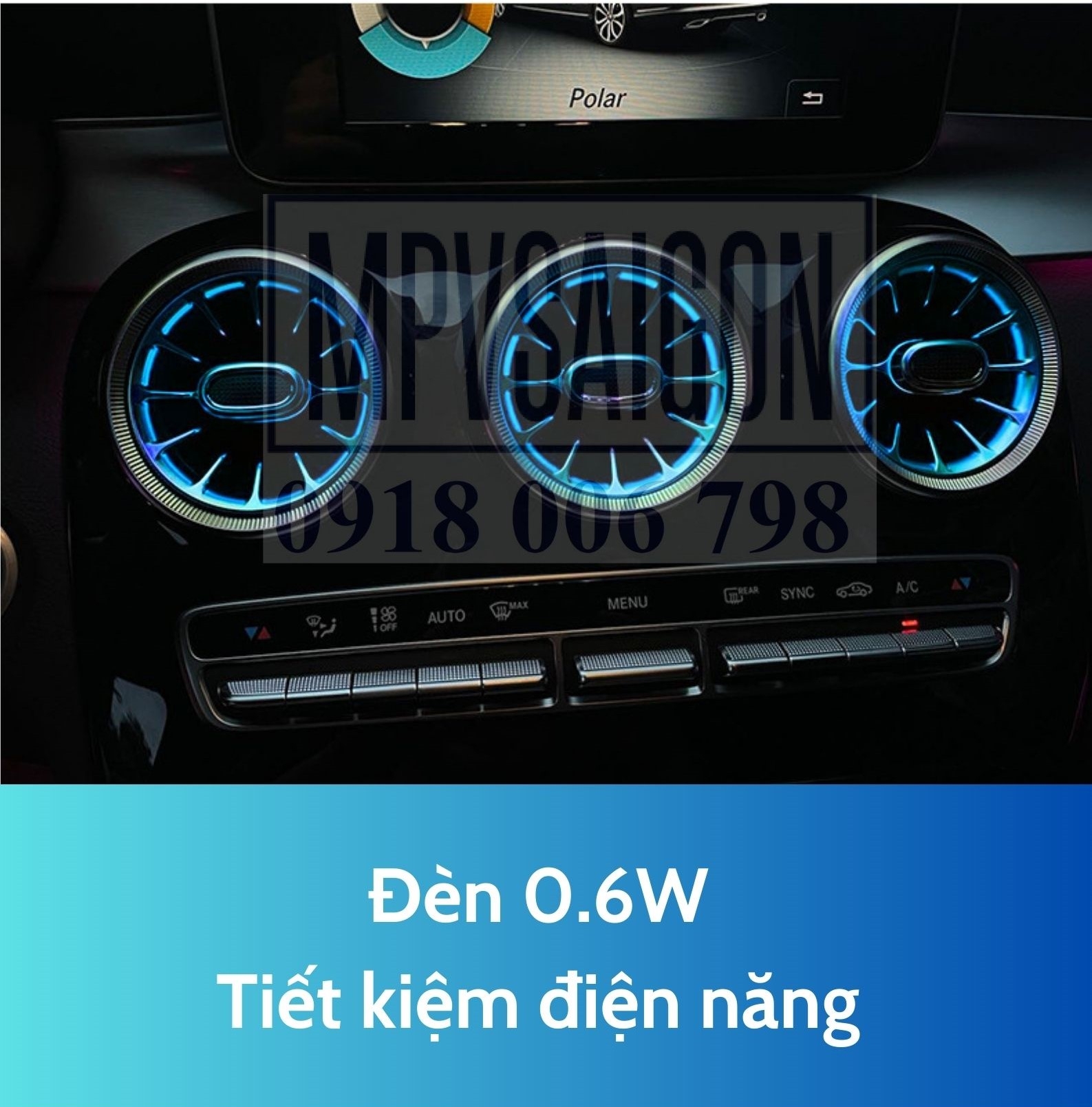 Tiết kiệm điện năng cửa gió tuabin LED