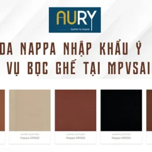 Da Nappa nhập khẩu Ý thượng hạng Aury - Bọc ghế ô tô đẳng cấp