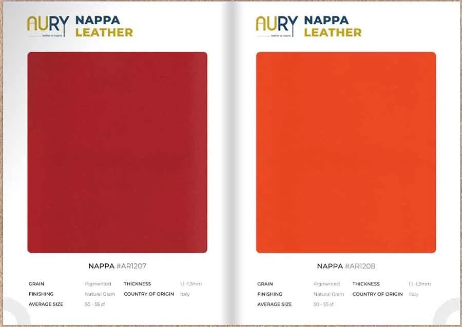 Da Nappa nhập khẩu Ý thượng hạng Aury - Bọc ghế ô tô đẳng cấp - Ảnh 8