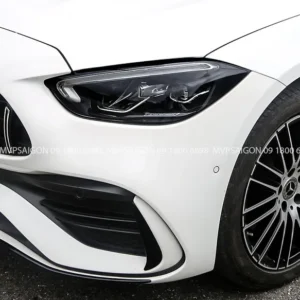 Dán decal màu khói chi tiết đèn Benz C class C200 GLC