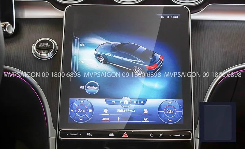 Dán PPF nội thất Benz C-class GLC C200 C300 MPV SAIGON hình 12
