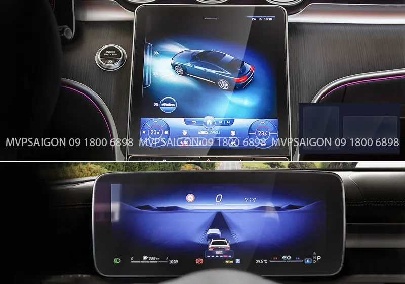 Dán PPF nội thất Benz C-class GLC C200 C300 MPV SAIGON hình 9