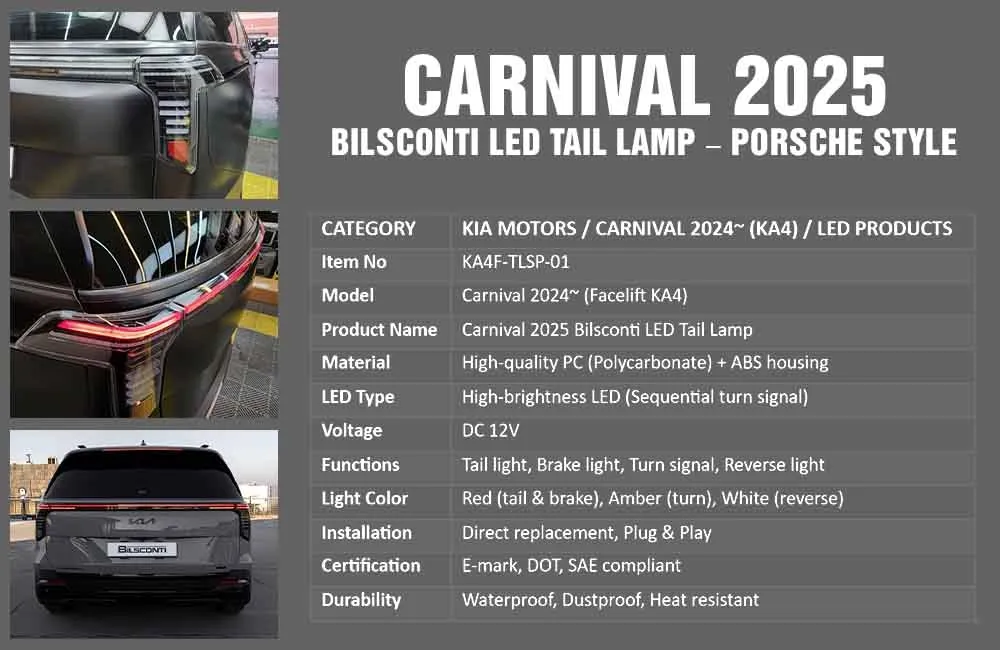 Đèn hậu Porsche cho Carnival 2025: sự khác biệt đến từ BILSCONTI Hàn Quốc - Ảnh 7