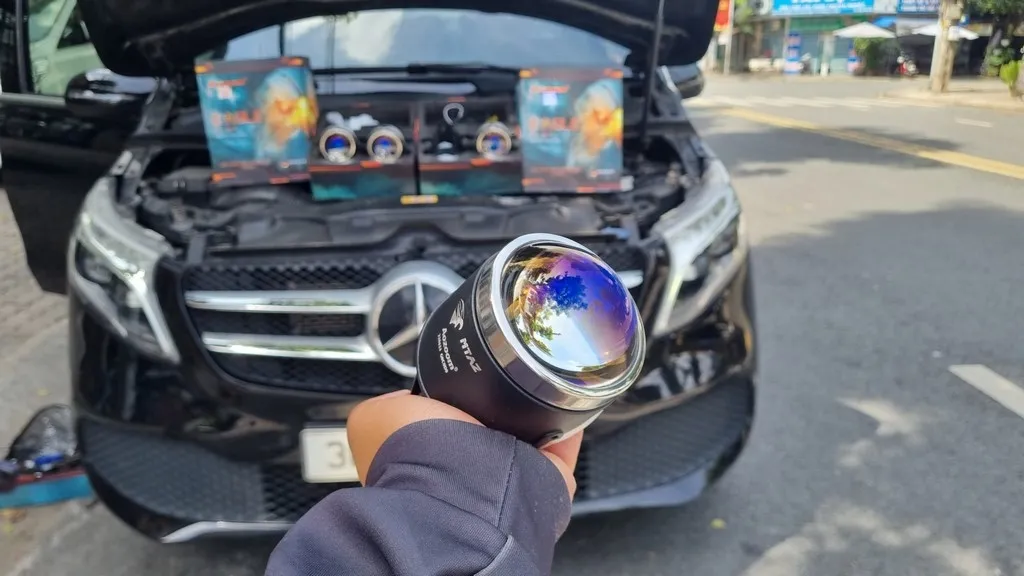 Đèn LED bi gầm tăng sáng dành riêng cho Mercedes Benz V250 - Ảnh 5