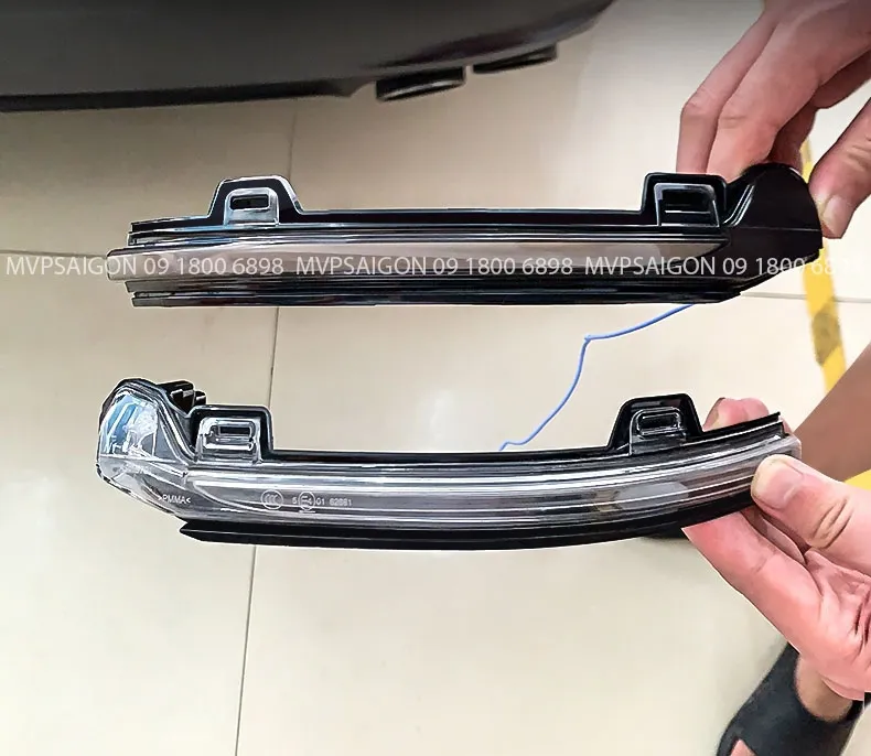 Đèn LED chạy dòng nước gương chiếu hậu Benz C class C200 C300 2022~2023 - Ảnh 5