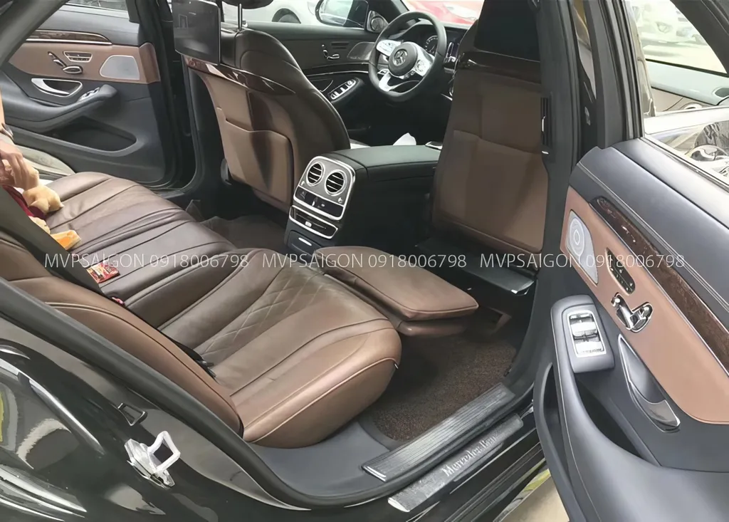 Độ nâng chân chỉnh điện dùng công tắc zin Benz S350 S450 W222 2015~2025 - Ảnh 7