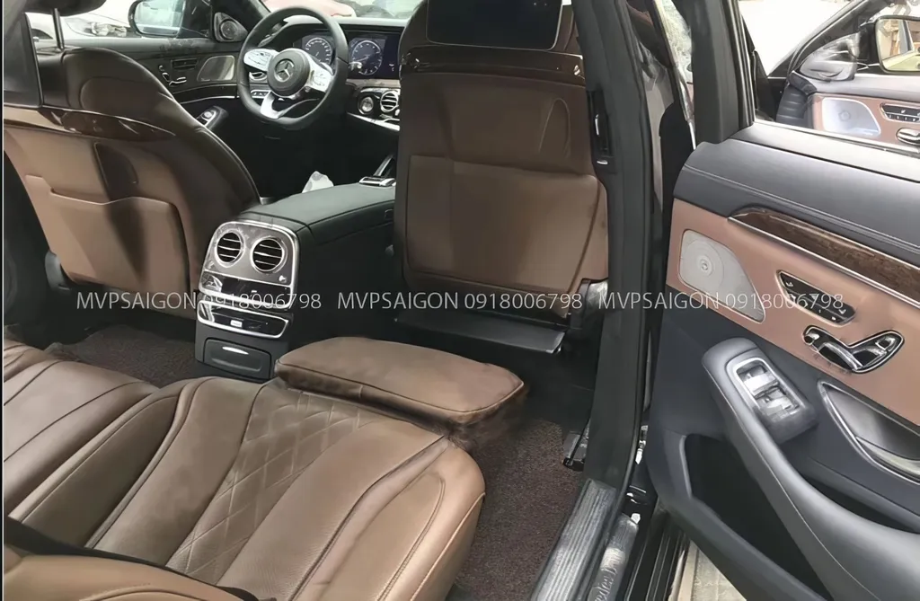 Độ nâng chân chỉnh điện dùng công tắc zin Benz S350 S450 W222 2015~2025 - Ảnh 4