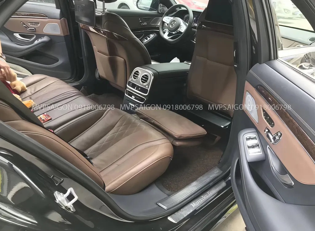 Độ nâng chân chỉnh điện dùng công tắc zin Benz S350 S450 W222 2015~2025 - Ảnh 2
