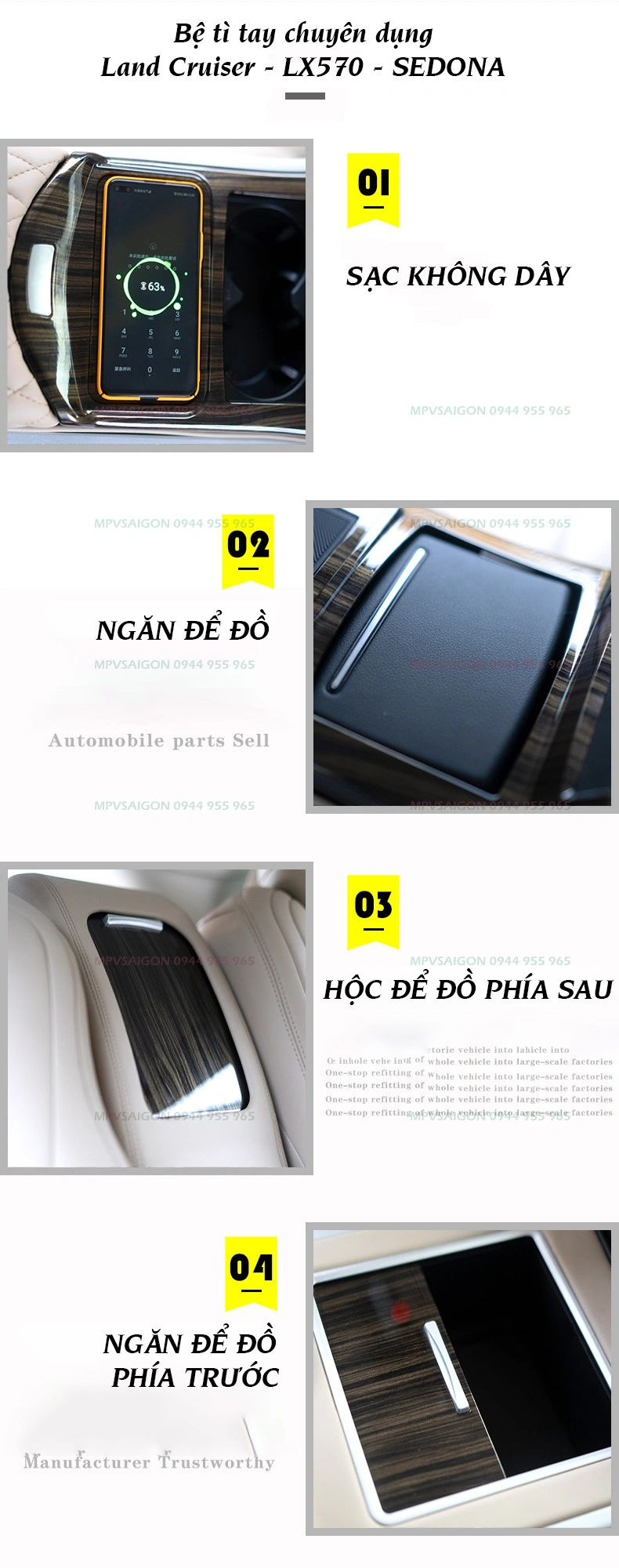 Độ ghế Limousine LX570 tận nơi