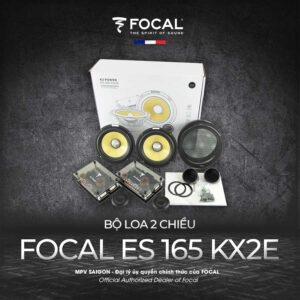 Focal ES 165 KX2E - Hệ thống loa 2 chiều, loa tweeter vòm ngược chữ M