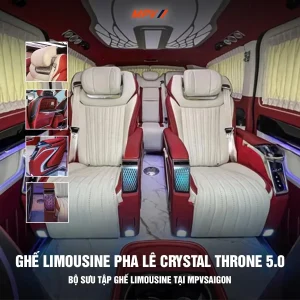 Ghế Limousine Crystal Throne 5.0 Pha Lê