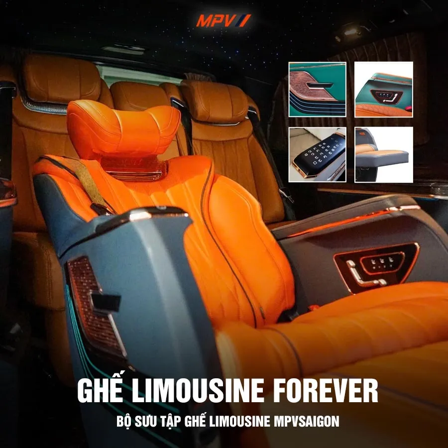Ghế Limousine Forever – Thể Hiện Đẳng Cấp, Tận Hưởng Cuộc Sống Thượng Lưu