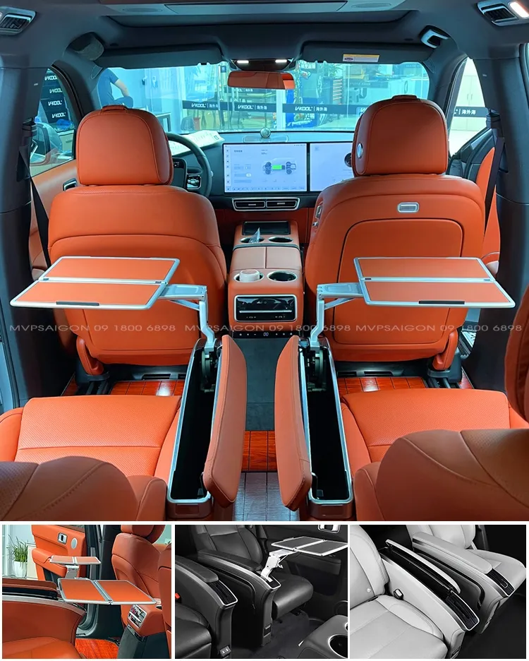 Ghế Limousine thương gia có bàn xếp gọn trong tay ghế - Ảnh 6