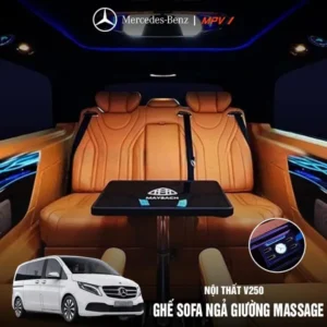 Ghế sofa băng ba ngả giường phẳng matxa dành riêng Benz V250
