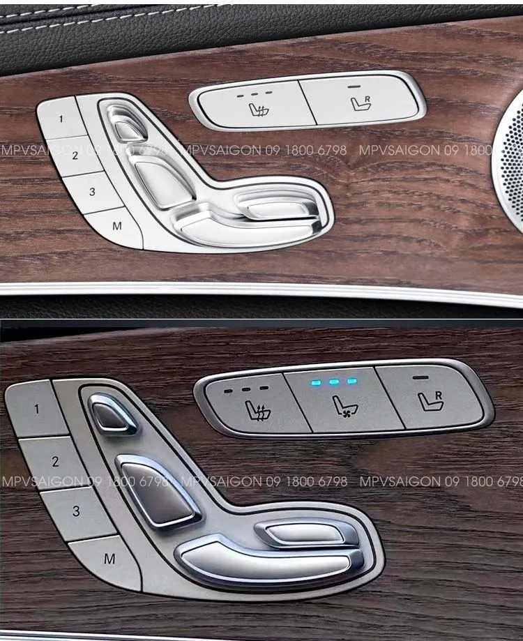 Quạt gió mát ghế - sưởi nhiệt ghế xe Mercedes Benz C-class E-class GLC GLB