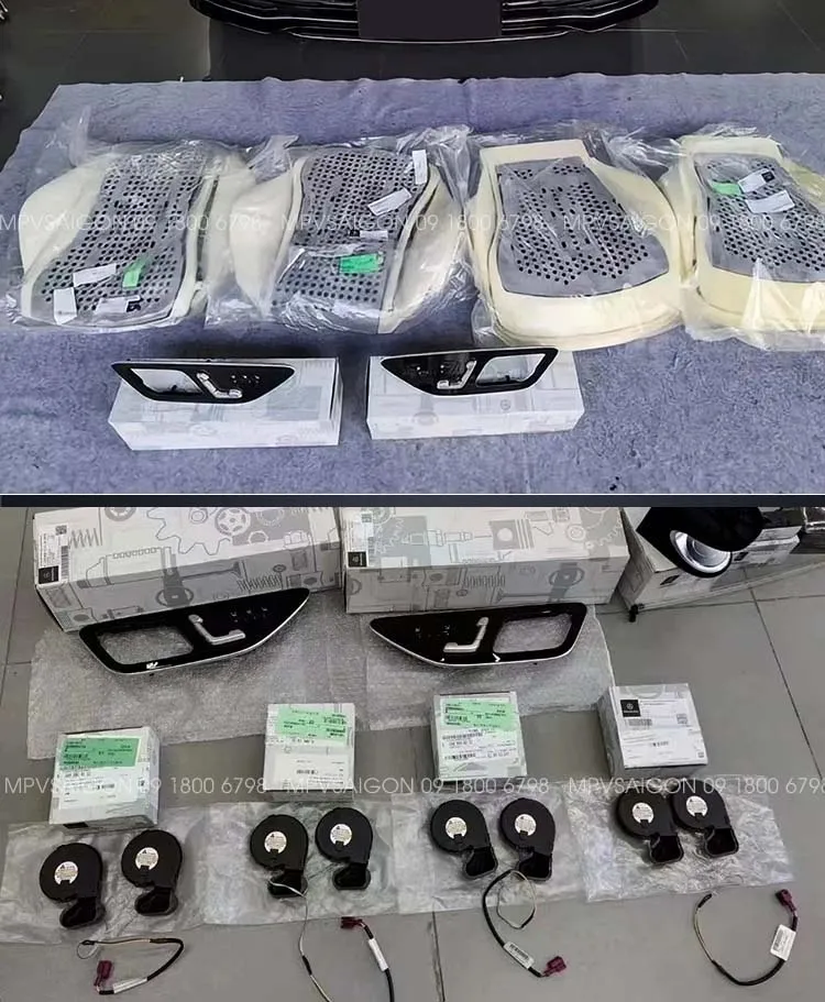Quạt gió mát ghế - sưởi nhiệt ghế xe Mercedes Benz C-class E-class GLC GLB