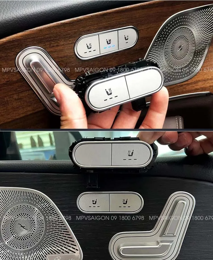 Quạt gió mát ghế - sưởi nhiệt ghế xe Mercedes Benz C-class E-class GLC GLB