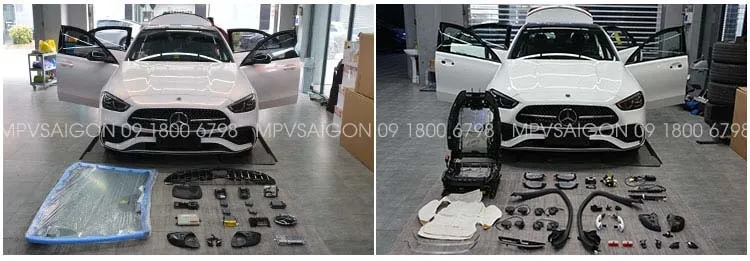 Quạt gió mát ghế - sưởi nhiệt ghế xe Mercedes Benz C-class E-class GLC GLB
