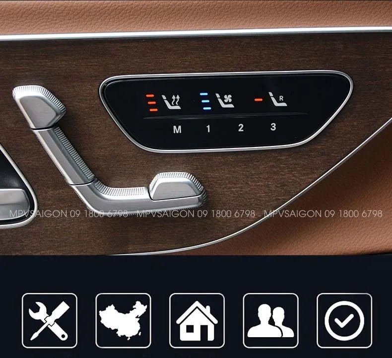 Quạt gió mát ghế - sưởi nhiệt ghế xe Mercedes Benz C-class E-class GLC GLB