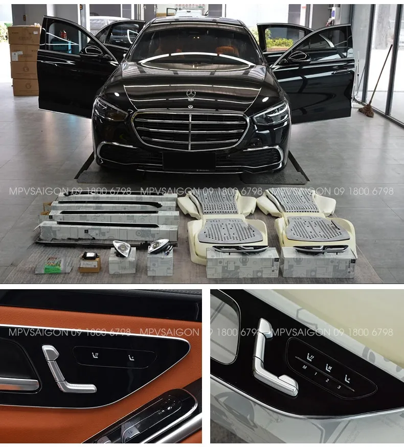 Quạt gió mát ghế - sưởi nhiệt ghế xe Mercedes Benz C-class E-class GLC GLB