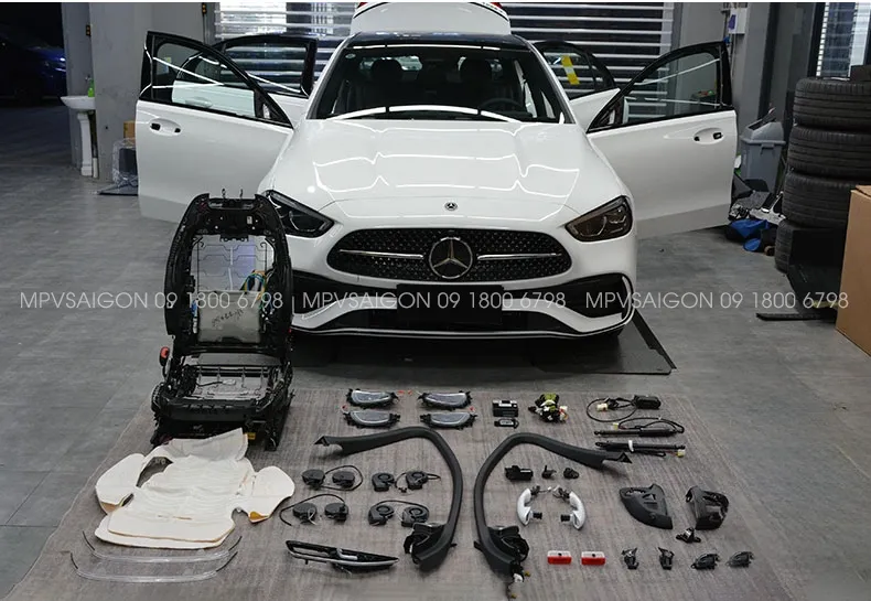 Quạt gió mát ghế - sưởi nhiệt ghế xe Mercedes Benz C-class E-class GLC GLB
