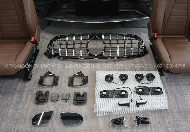 Quạt gió mát ghế - sưởi nhiệt ghế xe Mercedes Benz C-class E-class GLC GLB