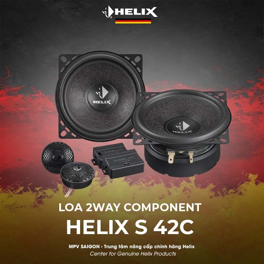 HELIX LOA 2WAY 4″ COMPONENT HELIX S 42C - Ảnh 5