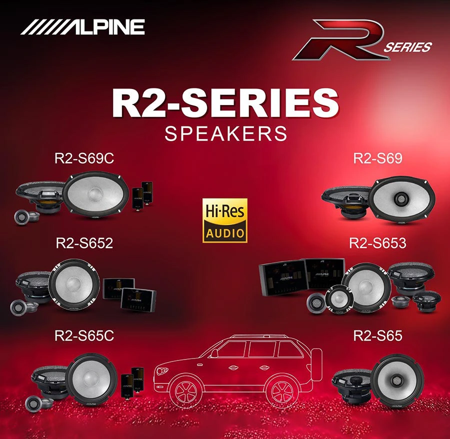 ALPINE R2-SERIES: BÙNG NỔ ÂM THANH HI-RES