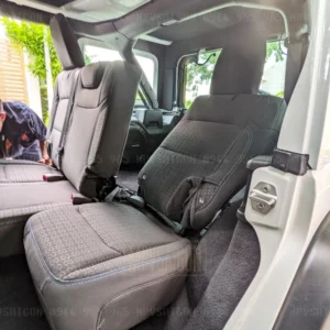Jeep nâng cấp ghế chỉnh điện: giải pháp chỉnh điện cho ghế tài phụ và ghế hàng hai