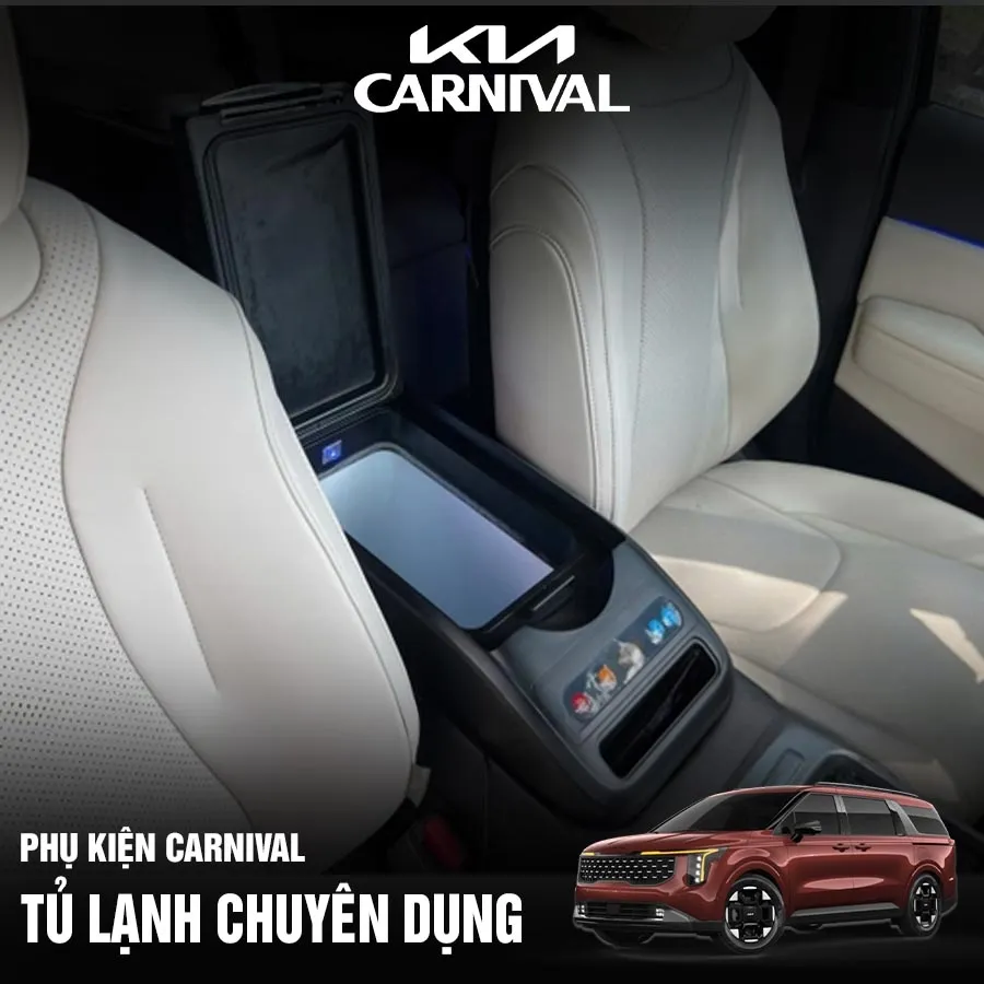 New Carnival 24 25 độ tủ lạnh: kỹ thuật và báo giá mới nhất