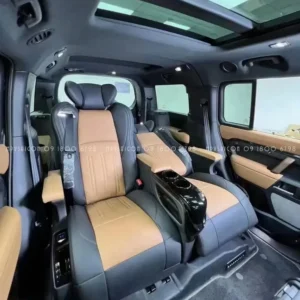 Land Rover Defender 110/130: Kinh nghiệm và các phương án nâng cấp ghế chủ tịch mới nhất