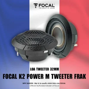 Focal K2 Power M Tweeter Frak: sự kết hợp hoàn hảo giữa vật liệu nhôm / Magie