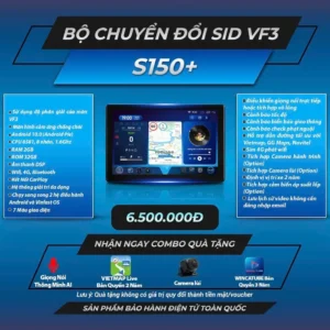 Màn Hình Android Vinfast VF3 sử dụng màn hình zin nguyên bản tích hợp camera 360