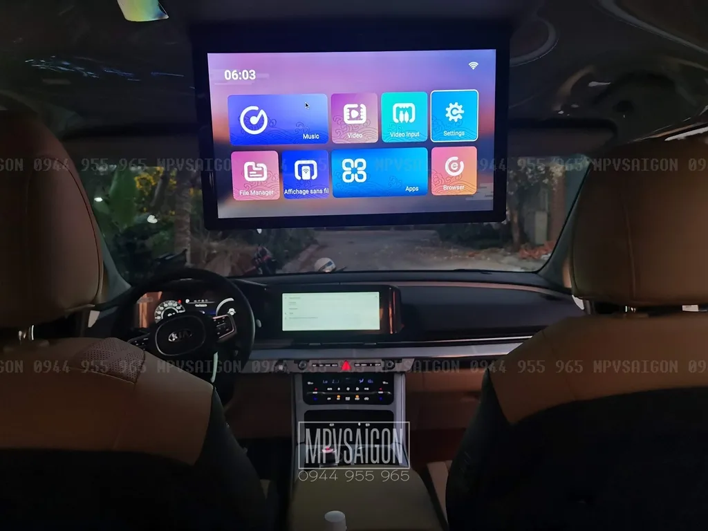Màn hình gập trần- màn hình ốp trần Android Kia Carnival 2024 2025: bảng giá mới nhất và kinh nghiệm lắp đặt - Ảnh 9